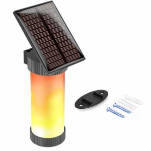 Solcellsdriven flamlykta