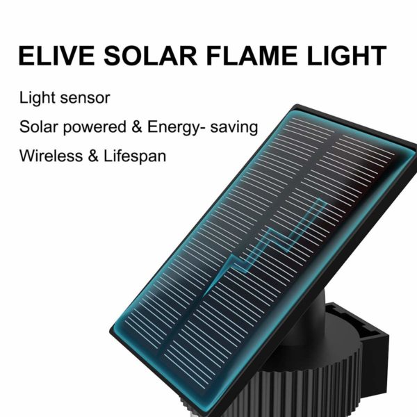 Solcellsdriven flamlykta - Bild 2