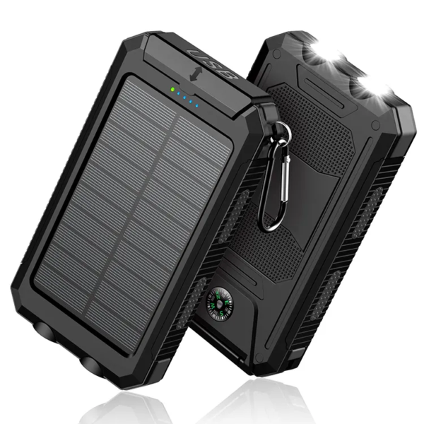 Solcellspowerbank- 20.000 mAh
