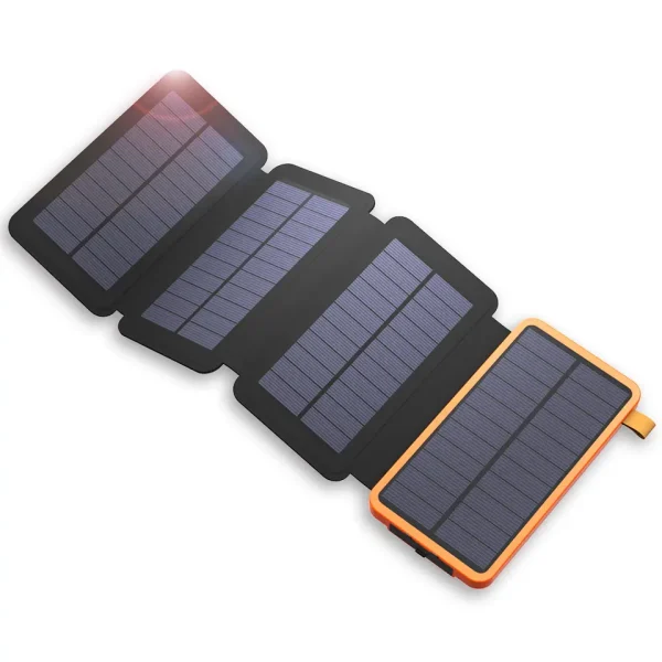 Vikbar solcellspowerbank- 10.000mAh - Bild 3